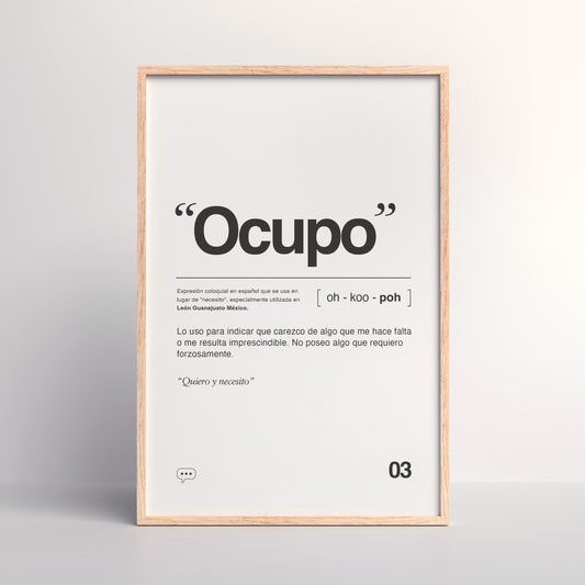 Ocupo